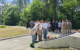 28 июня 2024 года делегация БГТУ приняла участие в митинге, посвященному Дню партизан и подпольщиков